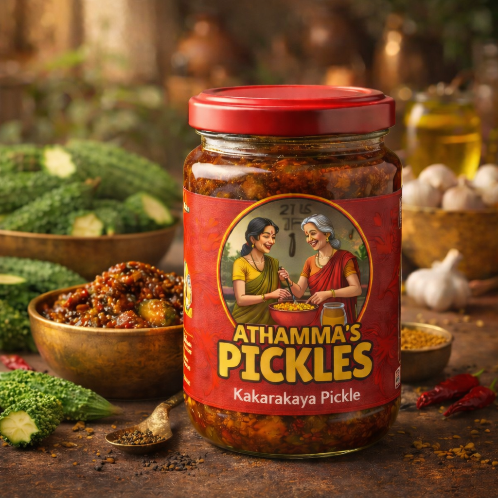 kakarakaya pickle (bitter gourd pickle) kakarakaya pickle (bitter gourd pickle)